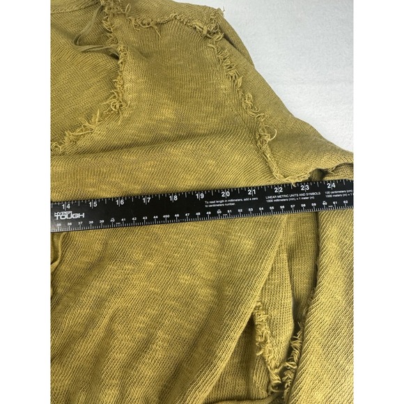 Free People Boho Cardigan Sweater Small Oversized Cotton - Picture 5 of 9